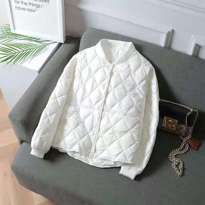 Women Autumn Winter Loose Casual Lightweight Jacket Padded Warm Jackets Female Overcoat