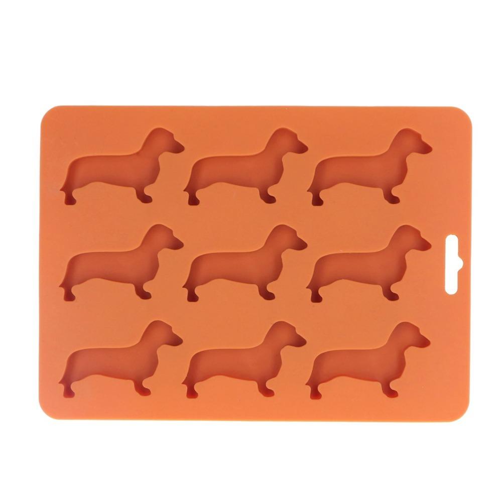 Dog Shaped Chocolate Mold Silicone Dachshund Dog Mold Reusable Baking Mold Candy Making