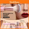 Makeup Brush Set 40 Piece With Synthetic Fibers Portable Bag For Beginners And Women
