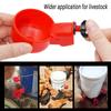 2/5/10 Stück Automatische Wasserspender Hühnertränke Geflügelwasserbecher Universal Abgerundete Kante Hühnerwassertränke Spender