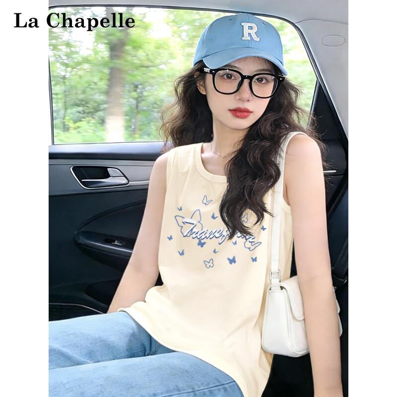 

La Chapelle Women s Wonderful Butterfly Cotton Sleeveless Tank Top 3XL