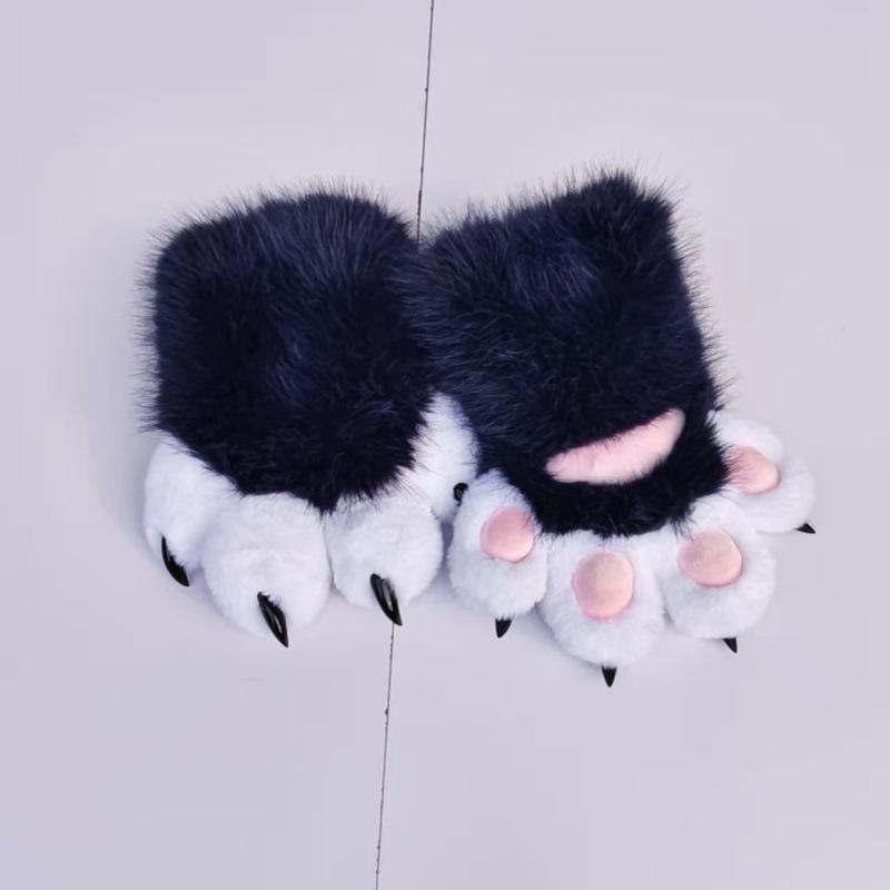 Animal claws, squeaking, furry claws with nails, gloves COS cat claws cute plush finished props