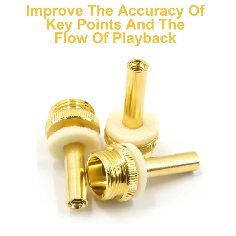 12Pcs Trumpet Valves Caps Instrument Button Buckle Trumpet Valves Finger Buttons