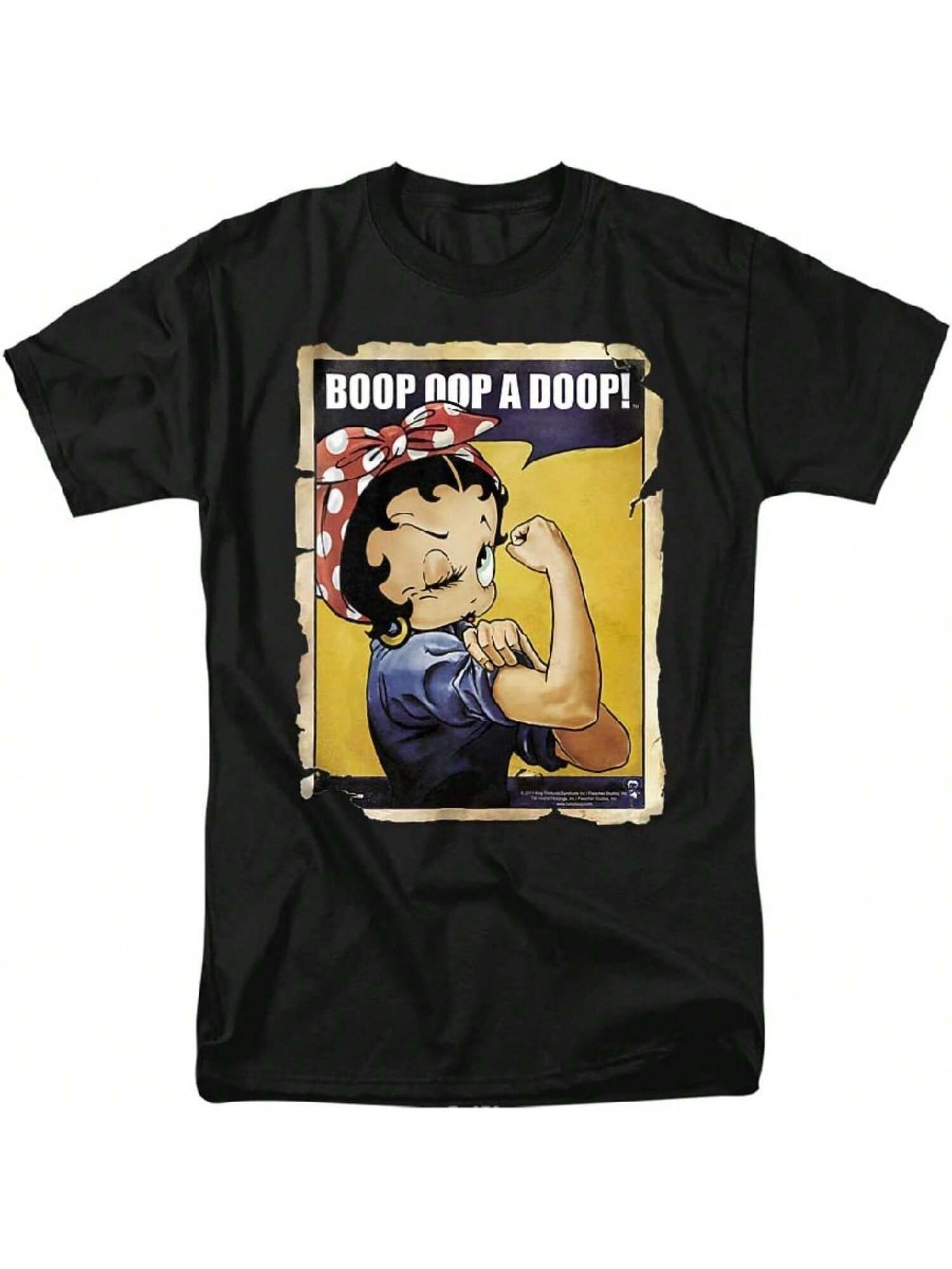 Popfunk Classic Betty Boops Rosie The Riveter Boop OOP A Doop! T Shirt S разноцветный