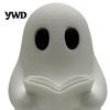 Small Ghost Statues for Desks Halloween Mini Reading Book Ornament, 3D Printed Cute Little Sturdy Figurines Figurine, Durable PLA Creative Bookshelves