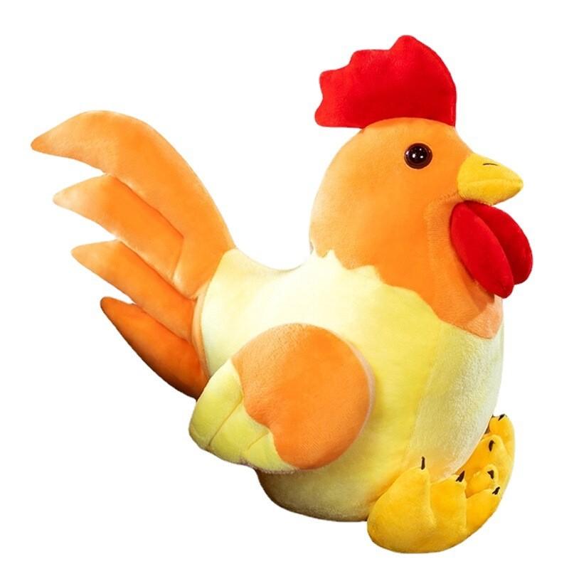 Rooster Plush Toy Chicken Stuffed Animal Doll Bedroom Decorations Kids Gift