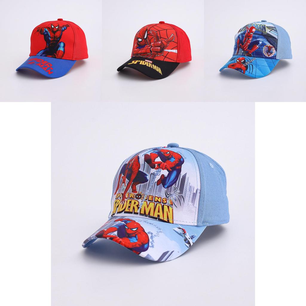 Childrens Cartoon Spider Man Baseball Cap With Breathable Polyester For Summer Outdoor Play