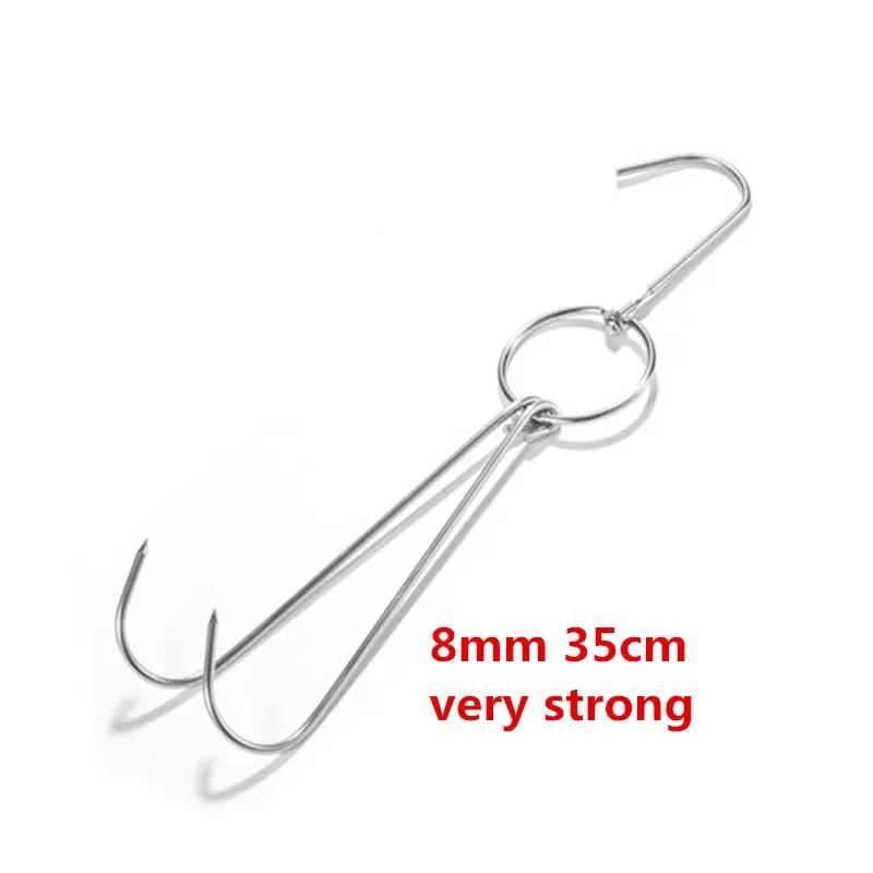 Stainless Steel Beef Meat Clasps Duck Goose Turkey Hooks Roast Duck Bacon Hook BBQ Storage Hanger Bread Hook Tools Accessories