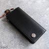Orobianco Men's Custom-Made Long Wallet in Genuine Saffiano Leather (NEROBlack) - Made in Italy. A simple, stylish, and perfect gift.