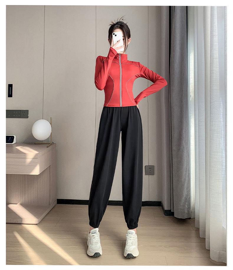 2024 Women's Running & Yoga Set: Stylish Sun Protection Jacket & Quick-Dry Pants for Hiking & Morning Workouts