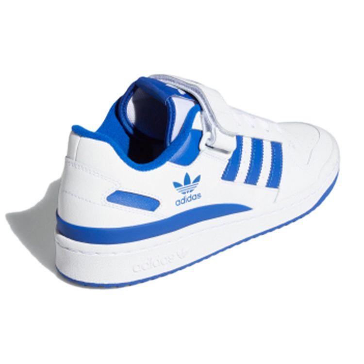 Adidas Forum Low White Royal Blue Unisex Sneakers Cloud-White FY7756