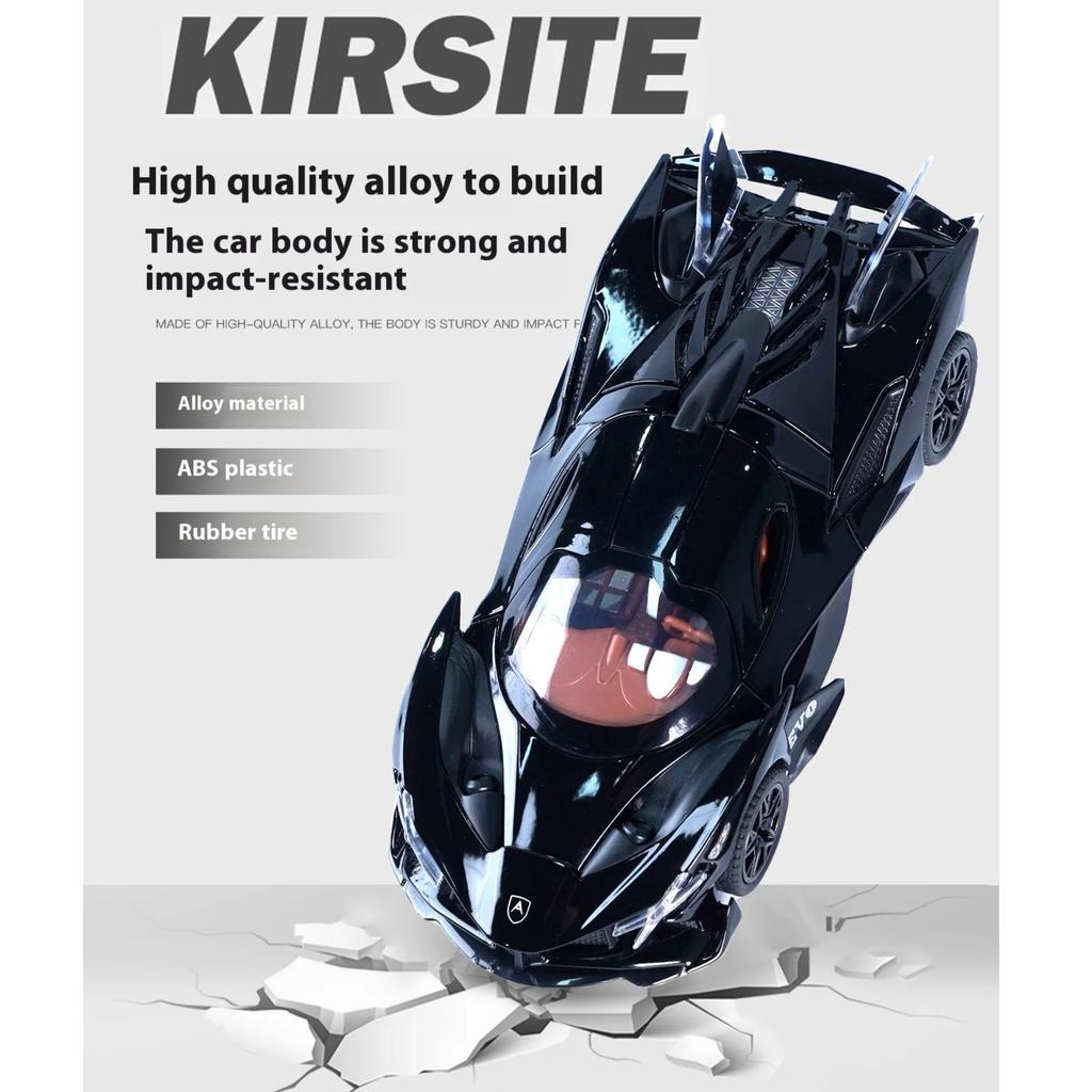 1/32 Scale Apollo EVO Alloy Toy Model - Futuristic Design, Sound & Light Effects, Spring Action - Ideal for Kids' Play