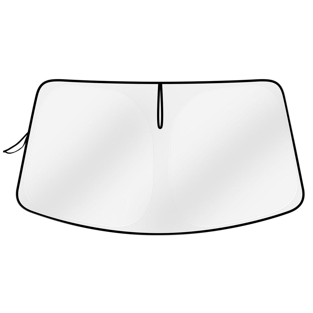 AUTO SPEC Honda Front Sunshade for and RZ6 2023 Present Front Shade with UV Sun and Heat Insulation Easy Installation and Removal Foldable Sunshade