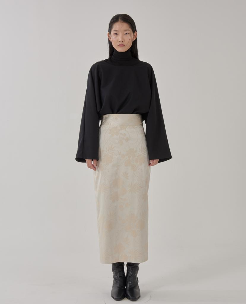 Gomok Korea Flower Skirts-Beige