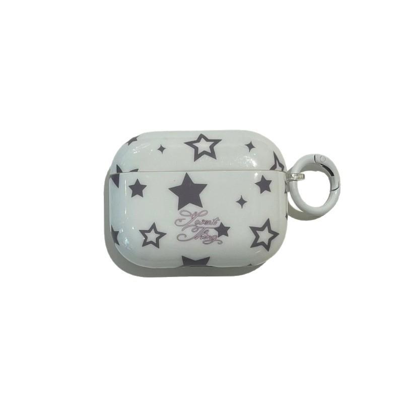 Korean gray pink star AirPods 1 generation earphone case for Apple Bluetooth headset 1st generation Pro1st generation