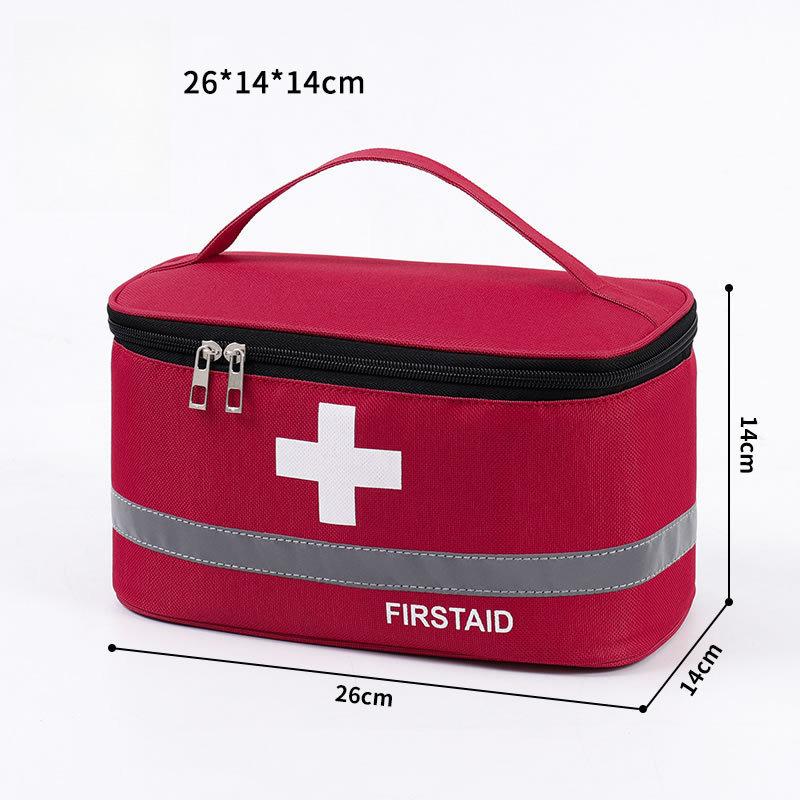 Portable First Aid Kit Medical Bag for Women Men Emergency Health Storage Organizer for Outdoor Travel Home