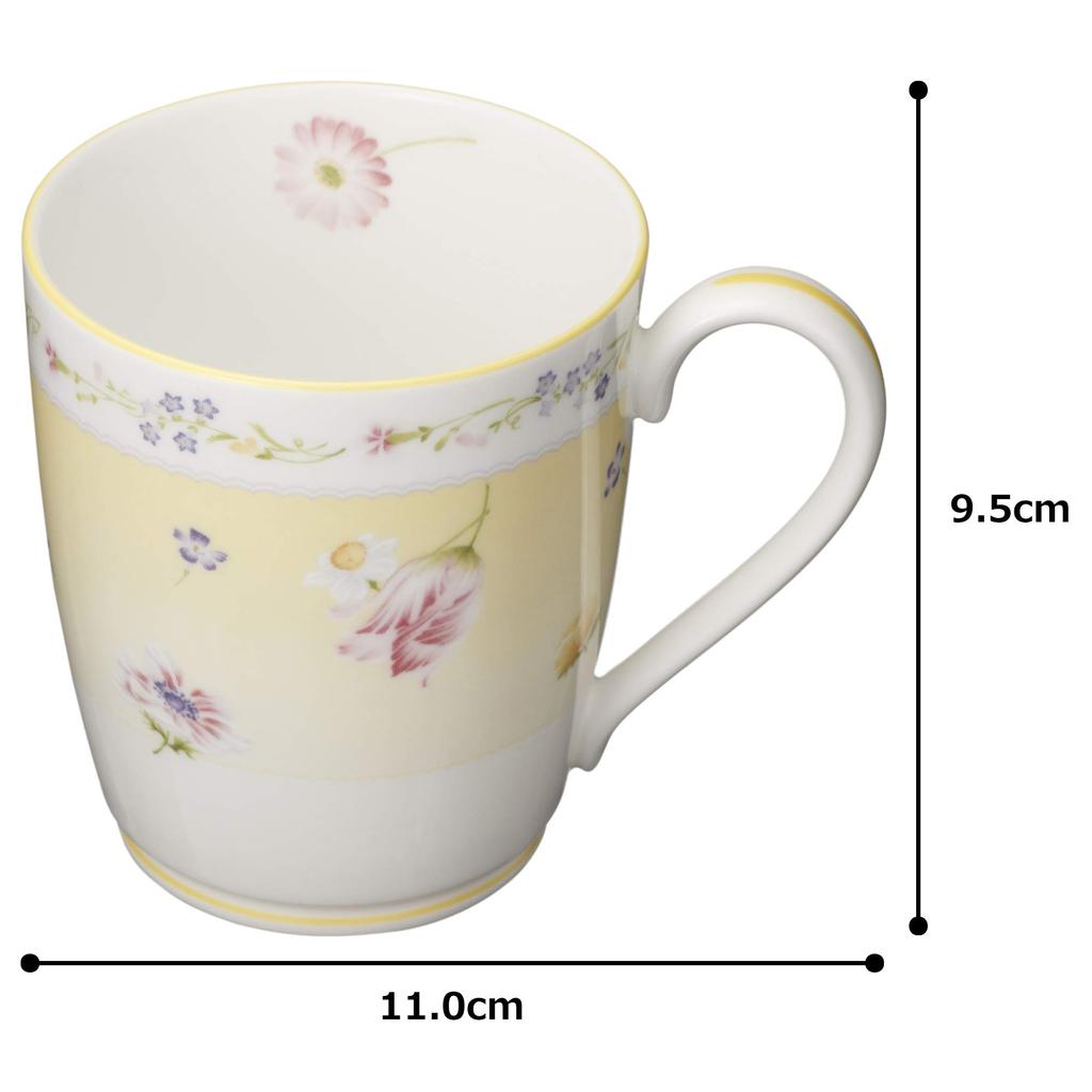 Noritake Jeune Freres Bone Mug, 295cc, Microwave-Safe, China, T97280/4620
