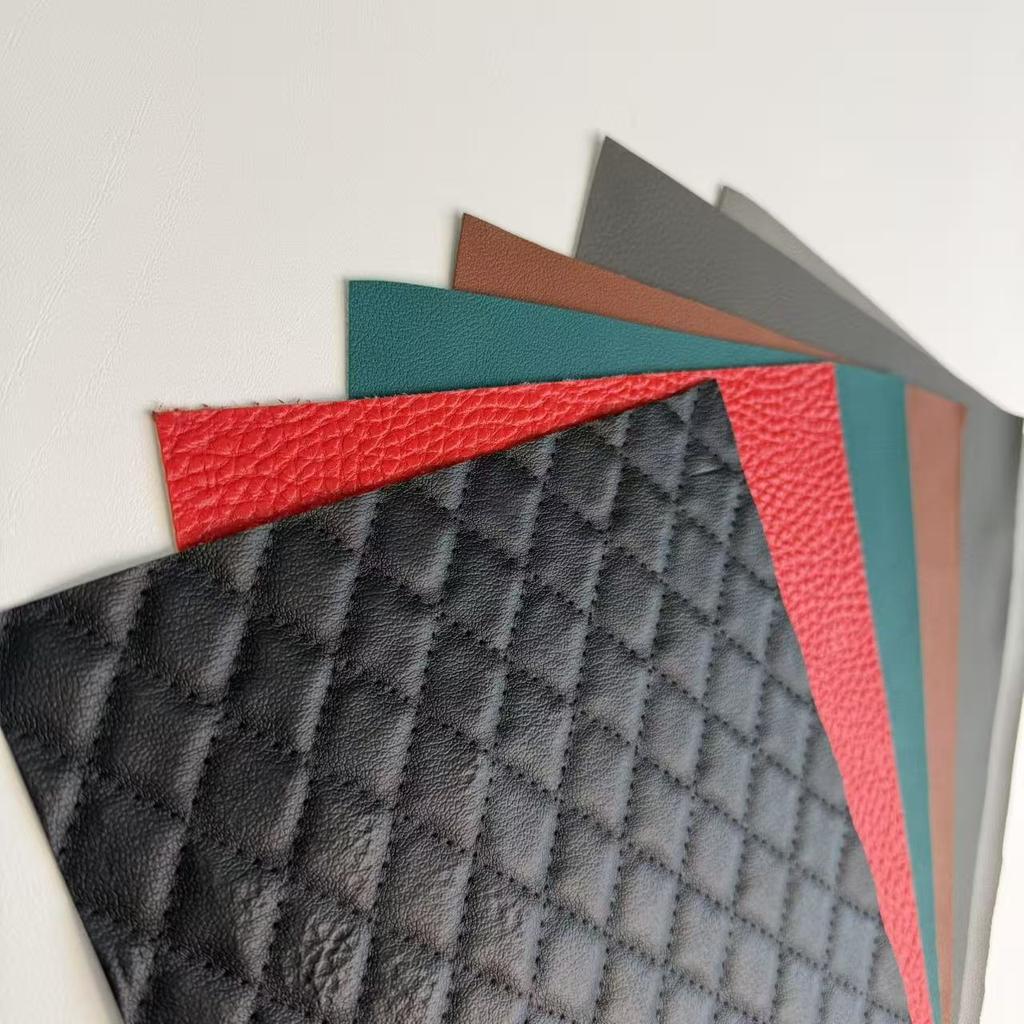 Custom Color 3D PVC Leather-look Waterproof Anti-Mildew Elastic Material Furniture Decorative Shoes Belts Bags Sofas Chair