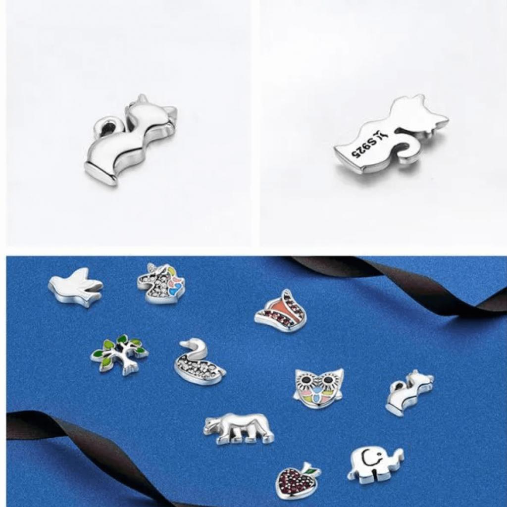 Charms Do Pandora Gattino Per Collana Argento S925
