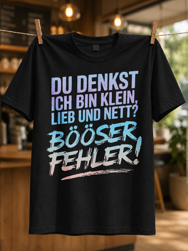 Small But Not Nice Quote Large Pastel Gerunisex Lettering With Brush Stroke Fehler Emphasis Bold Unisex All Tshirt