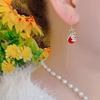 New Design Lucky Bag Long Fringed Fortune Earrings Chinese Style Fashion High-end Temperament Personalized Trendy Earrings