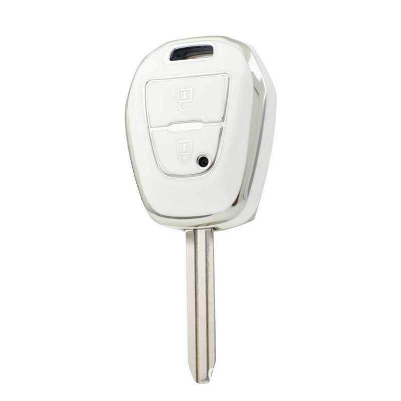

Isuzu mu-X/DMAX Keychain: Key Bag Shell & Buckle White