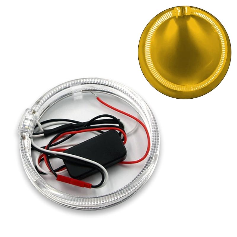 

Багатоколірні світлодіодні AngelEyes з оптоволокна DRL HaloRing для автомобільної фари Надяскравий жовтий