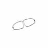 ABS Chrome Rearview Mirror Rain Eyebrow Frame Trim 2X For Benz C-Class -