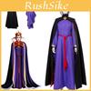 Incantevole Abito da Regina Cattiva di Biancaneve Outfit per Eventi di Halloween Carnevale per Adulti