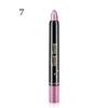 Bâton de crayon de fard à paupières nacré imperméable, 15 couleurs, paillettes durables, stylo d'ombre à paupières scintillant, Eyeliner, outils de maquillage pour les yeux