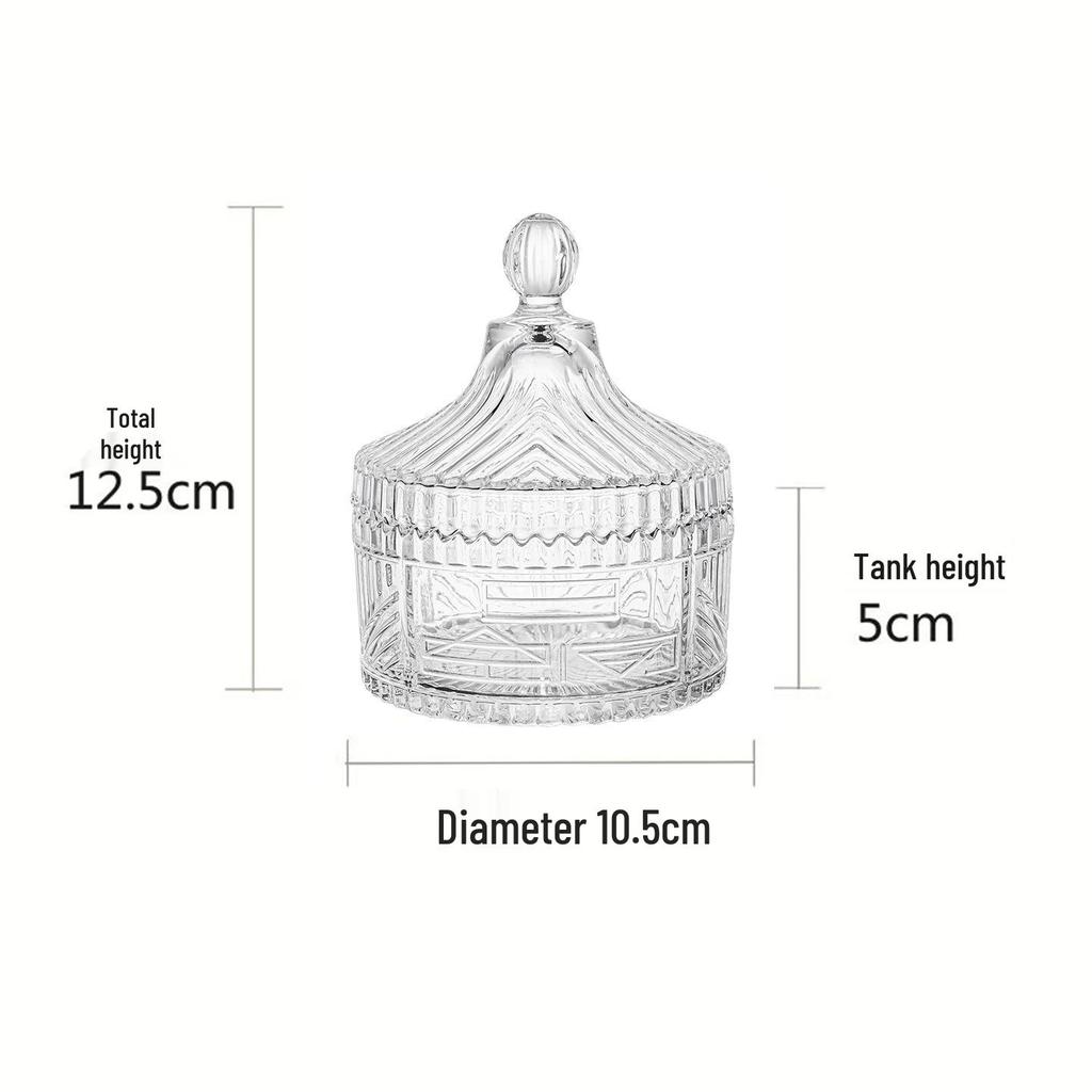 Christmas Maple Leaf Snowflake Glass Jar Ornament