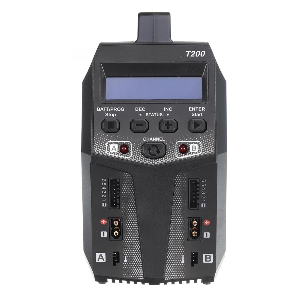 New High Quality SKYRC T200 2X100W 12A AC/DC DUAL Battery Balance Charger for 1-6S Lipo/LiHV/LiFe/LiIon Battery Replacement Parts
