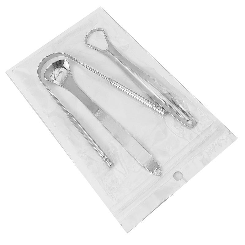 Stainless Steel U-Shaped Tongue Scraper for Oral Care