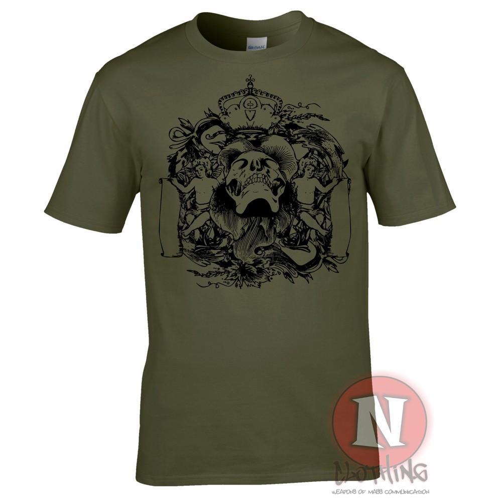 Skull Logo TShirt Club Music Dance Rave Retro Edm Festival Emo Rock Clothing S