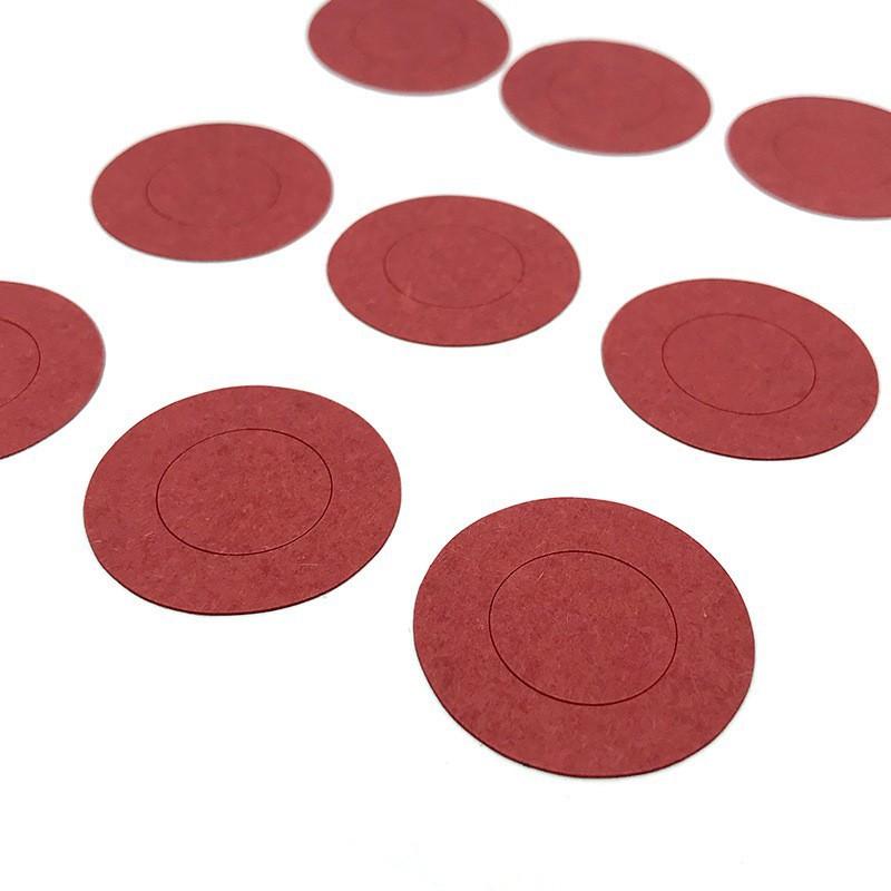 200 Stück Batterieisolator-Isolierring, selbstklebendes Kartonpapier für 18650 Batterieisolierungsdichtung, Schweißlötwerkzeuge