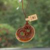 Elegant Alkaline Bread Dough Car Hanging Ornament Sturdy and Delicate Materials for Trendy Drivers and Collectors