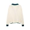 Autumn European & American Women's Street Fashion Cable Knit Cardigan