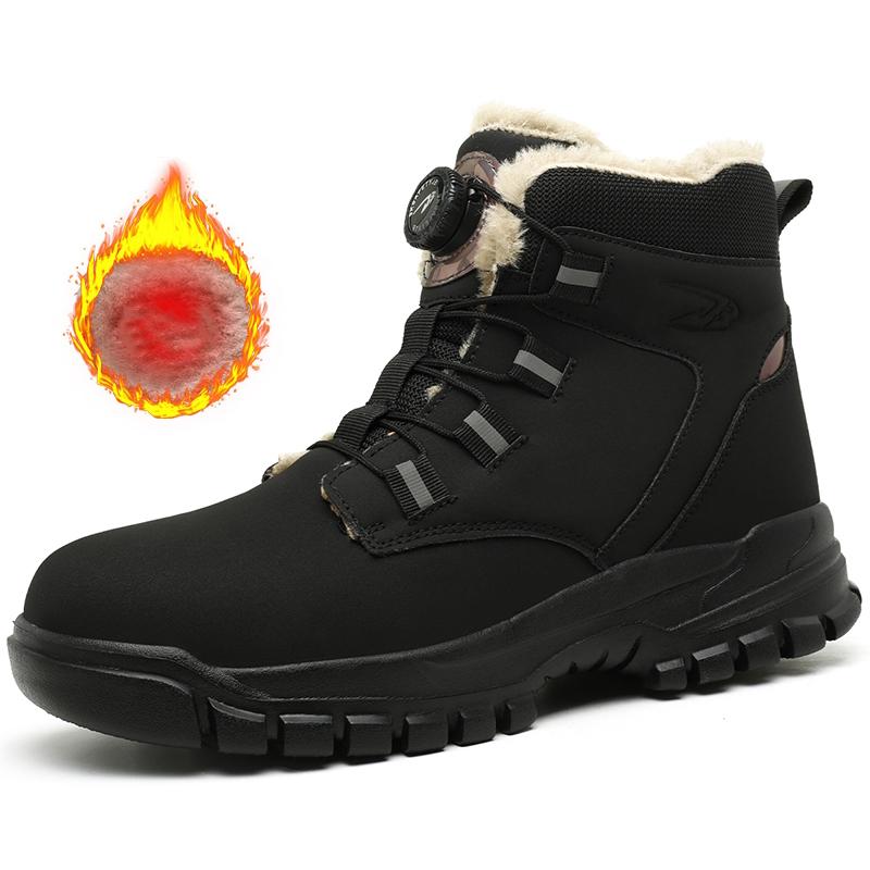 

Осенне-зимние рабочие защитные ботинки мужские со стальным носком водонепроницаемые легкие защитные защитные ботинки мужские размеры обуви 44