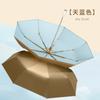 Fully Automatic Eight-bone Three-fold Business Folding Sunscreen Men's Gold Glue Dual-purpose Umbrella
