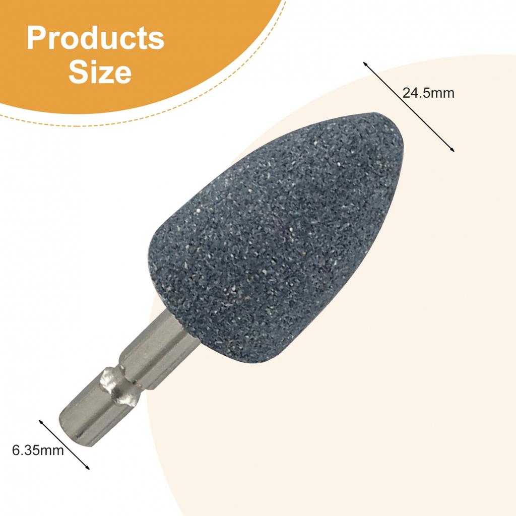 Cap de șlefuit 24x44x35x6.3mm Corindon maroCon de șlefuit