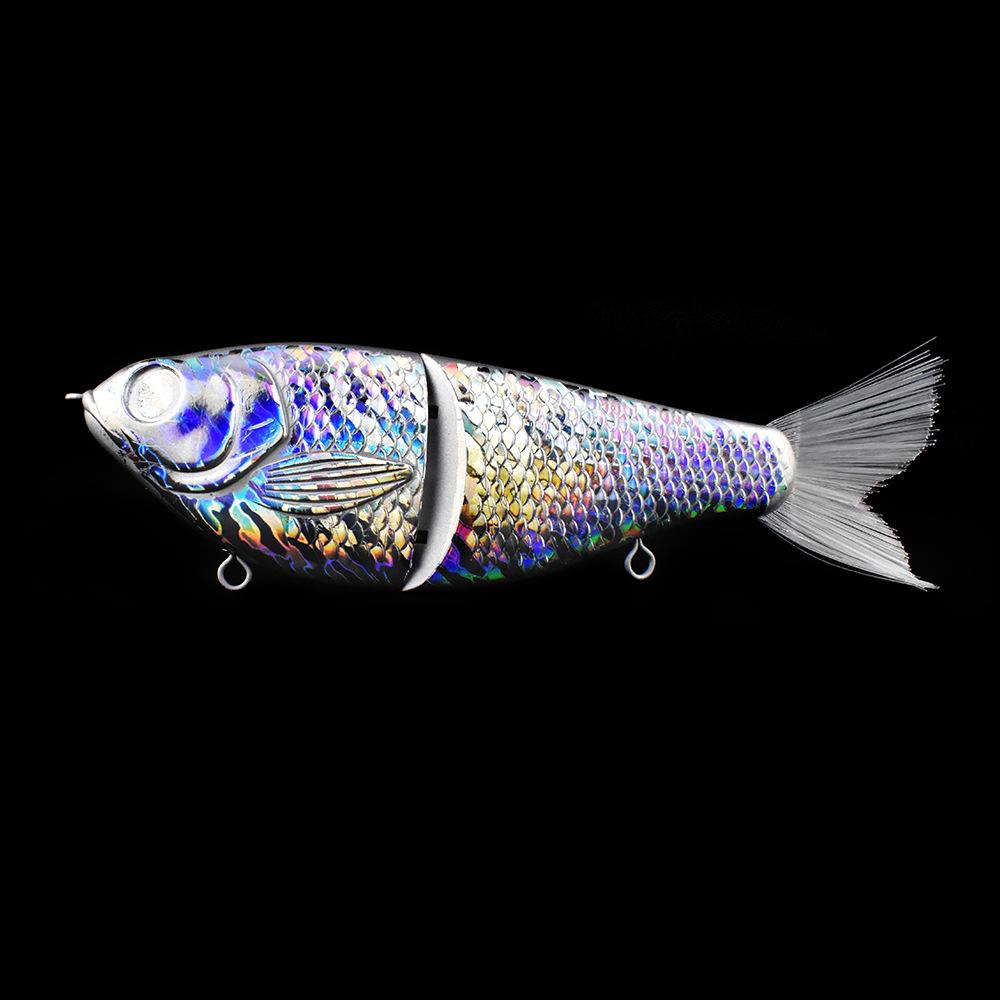 120Mm/16.1G Multi-Section Bait Bronzing Body Diy Color Luya Bait Hard Bait Bionic Bait Abs Sea Fishing Multi-Section