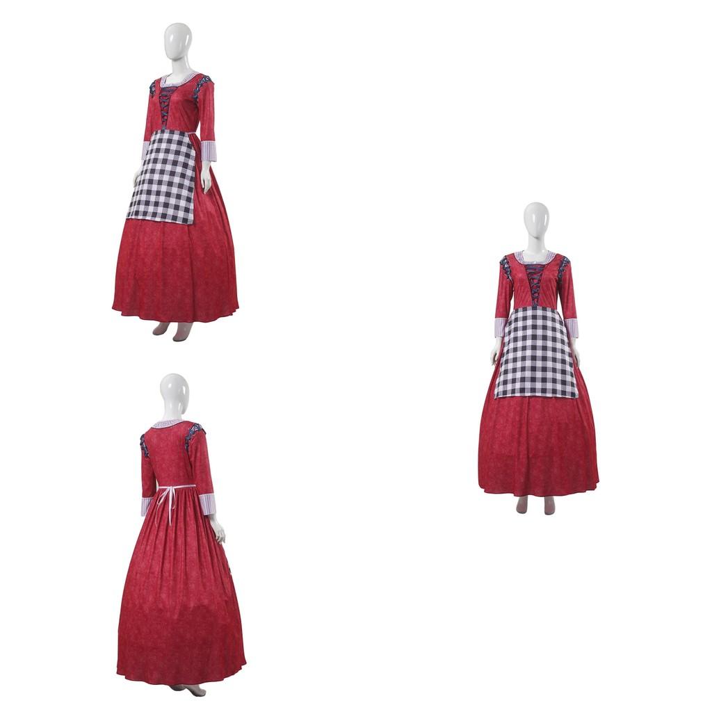 Snow Movie White Live Action Cosplay Red Dress Live Stage Costume Performance