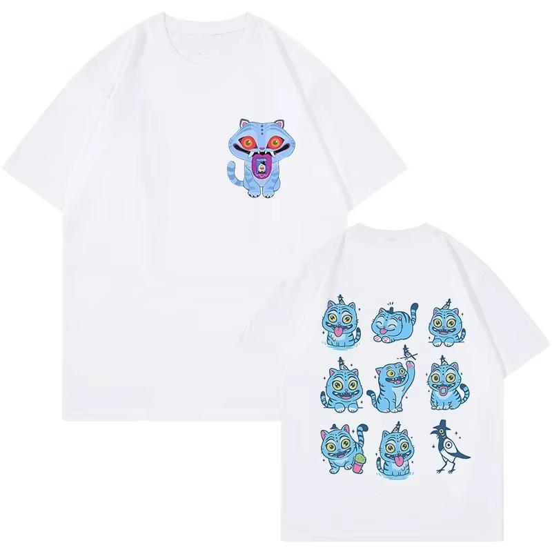 Kpop Demon Hunters Cotton Shirt Huntrix Mira Rumi Zoey Derpy Tiger Tees Gift for Men Women Saja Boys Fans Clothes Trending Tops