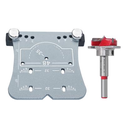Woodworking Hinge Opener 35mm Cabinet Door Hinge Opening Positioning Plate Hinge Positioning