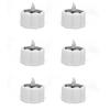 6pcs Romantic LED Candle  Lamp Waterproof Terrace Lamp Creative Solar Tea Lights  Halloween Festival