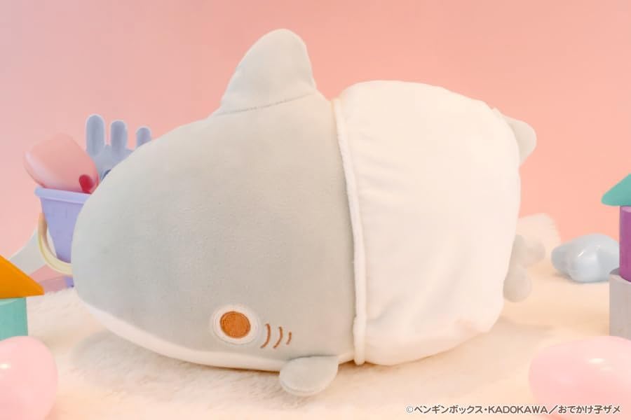 Baby Shark Mashumochi Plush Toy, Going Out Baby Shark, 2 Types (Baby Shark)