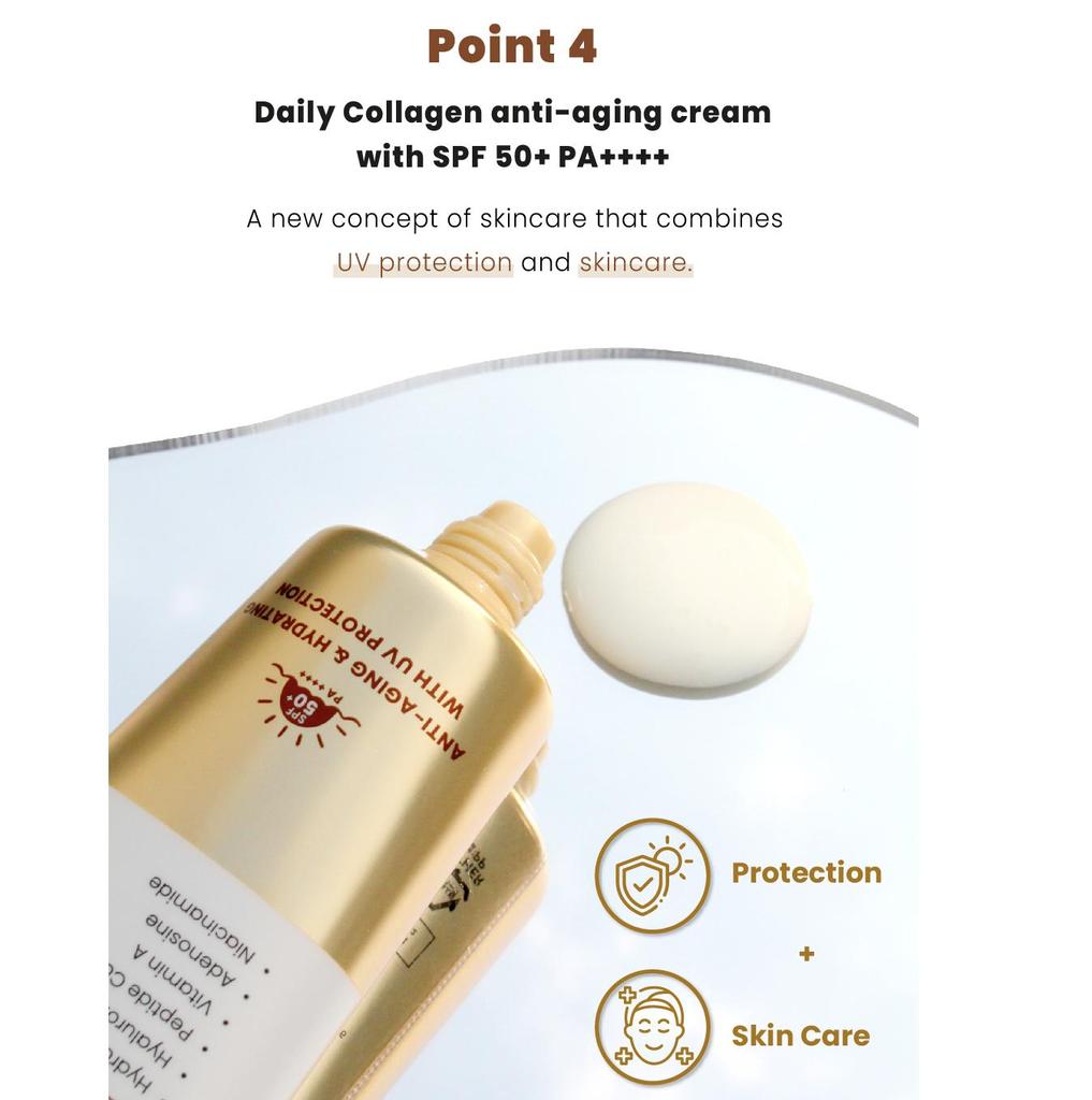 K-SECRET Collagen Boosting Secret Sun Lotion SPF50+ PA++++ 60ml