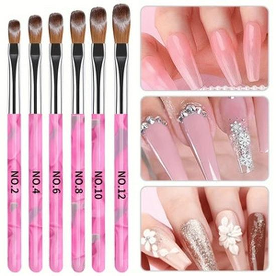 Nail Art Brush Set - Acrylic Gel Polish & DIY Painting Pens