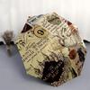 1pc Harry Potter Marauder's Map Umbrella with Plastic Handle,Cartoon Pattern,Suitable for All Seasons Multi-functional Umbrella551