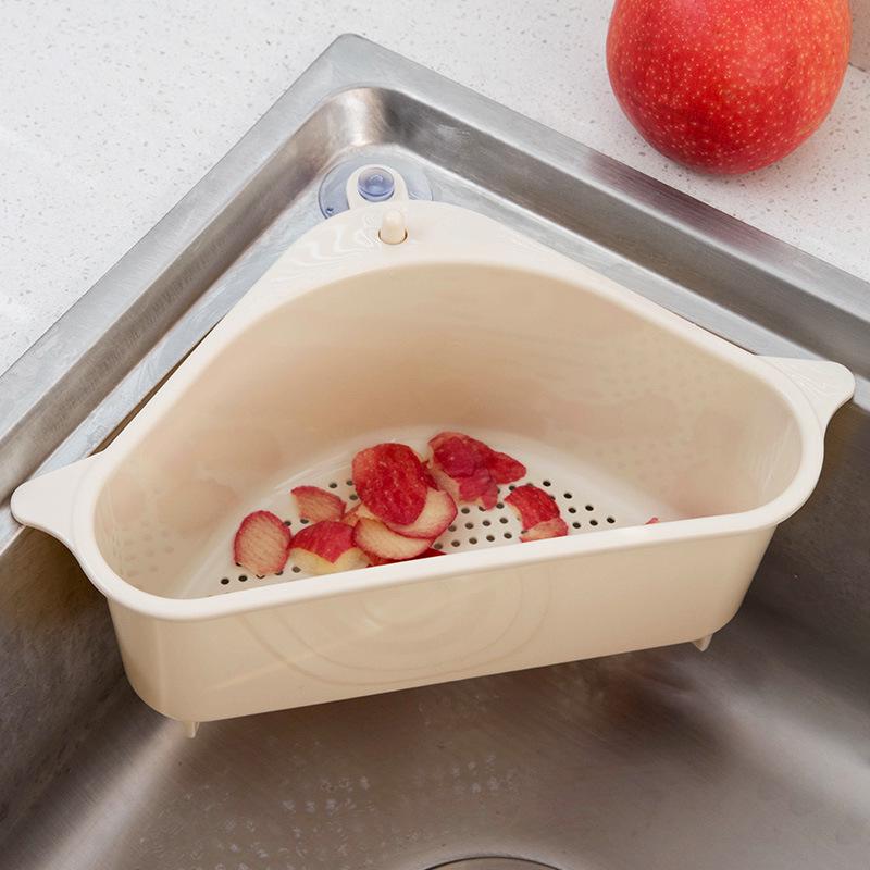 Kitchen Sink Drain Basket Filter: Vegetable Washing & Leftover Strainer Net
